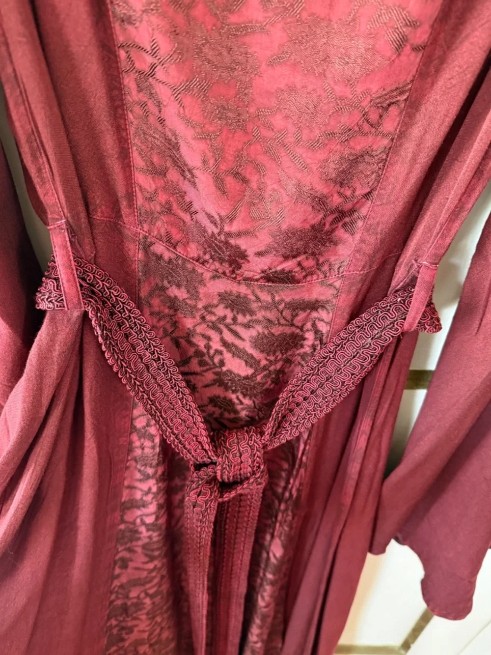 Holy Clothing Renaissance Fair Dress XL/1X (14-16) Burgundy NWT - Picture 6 of 9